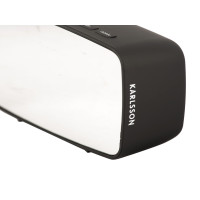 LED budík Karlsson KA5876BK, 12cm